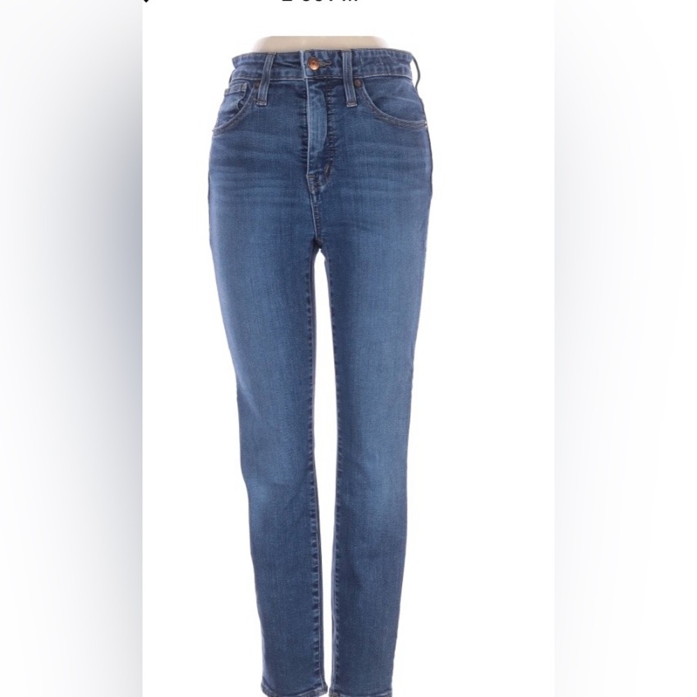 Madewell high rise, skinny crop jean in 30 tall